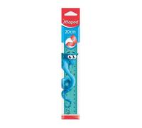 Règle 20cm - MAPED - Twist'n Pulse - Plastique transparent - Souple - Graduations claires