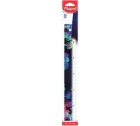 Règle 30cm Deepsea Paradise- Règle Scolaire Décorée - Ergonomique Et Légère - Triple Décimètre Avec Graduation En Millimètres[Z50]