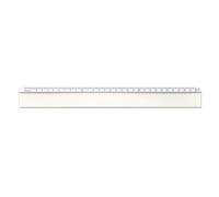 Règle 50cm - Antitache - Biseau Blanc - Qualité Optique - Transparent - Mixte