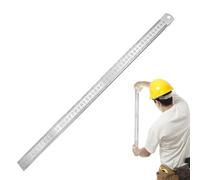 Règle 55 cm - Règle de dessin technique - Règle de précision en acier inoxydable - Bord droit - Pour technique, bois, bricolage, école à domicile