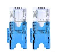 Règle à 7 étapes, pour outil de mesure ECG, pied à coulisse transparent pour analyse du rythme cardiaque (2pc-B)