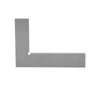 Règle à angle droit avec une précision de niveau 2, outil de mesure carré à bord plat de 90 degrés pour les travaux de tracé en charpenterie et en ingénierie, bords rectifiés avec (100 * 70mm)