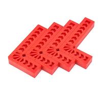 Règle à Angle droit de 90 degrés en plastique de Type L, outil de travail du bois, localisateur auxiliaire 4 pièces (3 pouces (125 pièces))