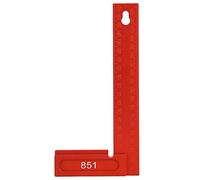 Règle à angle droit en alliage d'aluminium 90 degrés en forme de L, outil de menuiserie 0 200 mm, règle de positionnement de mesure pour boîtes, cadres photo, étagères, armoires