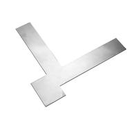 Règle à angle droit, grattoir de bord mural, 23 x 21 x 0,2 cm, construction robuste, niveleur de mesure de précision pour grattage, inspection murale, maçonnerie, réparation de plâtre, menuiserie