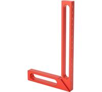 Règle à angle droit pour le travail du bois 160mm/6.3in Carré de charpentier en forme de L en alliage d'aluminium Mesure de la hauteur Traçage 90��� Travail du bois