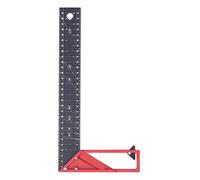 Règle à angle droit pour le travail du bois Règle de mesure universelle haute précision réglable pour les travailleurs du bois artisanal constructeur alliage d'aluminium épaisseur 3 mm (3 mm