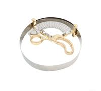 Règle à chapeau avec échelle conçue pour mesurer le diamètre du capuchon et la taille des anneaux dans les ateliers professionnels de chapellerie (55 à 68 cm)