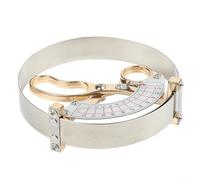 Règle à chapeau avec échelle conçue pour mesurer le diamètre du capuchon et la taille des anneaux dans les ateliers professionnels de chapellerie (42 à 52 cm)