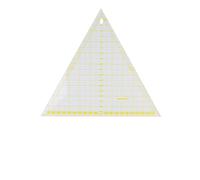 Règle à Coudre Triangulaire Transparente en Acrylique, Guide | Couturières et Quilteuses, Lignes de Grille Contrastées, Repères Angulaires, Légère et Portable