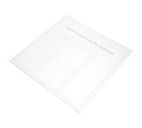 Règle à Courtepointe en Acrylique Transparente pour Patrons et Découpe | Gabarit Réutilisable, Tracé Précis des Lignes, pour Patchwork et Dessin de Patrons, Finition Nette
