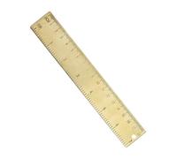 Règle à Double Échelle en Laiton, Règle de Mesure, 30cm