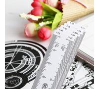 Règle À Échelle Métrique En Plastique En Forme D'éventail Pour Étudiant, Outil De Mesure En Forme D'éventail Pour Architecte D'ingénierie