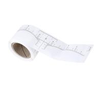 Règle à Échelle pour Sourcils Jetable, Papier Blanc, 1 Rouleau | Mesureur Adhésif, Aide au Traçage, Équilibre et Symétrie, pour Microblading, Débutants