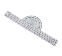 Règle à grille fixe pour traceur de navigation aéronautique, pour planification de vol, échelle double face : 500000/:2500000/:1000000, pour formation de traceur de cartes pilotes en plastique
