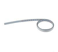 Règle à mesurer auto-métrique en acier pour le travail du bois - 1 m/2 m/5 m, 13 mm de large, échelle de gauche à droite ou de droite à gauche, impression transparente résistante à l'usure (3-droite à