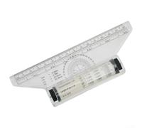 Règle à rouleau pour une traduction facile et une mesure d'angle, pour les professionnels dans divers domaines, fonctionnement fluide pour la précision (15 cm)