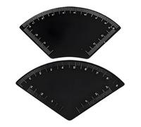 Règle à Sourcils | 2 Pièces pour Dessin Rapide et Cartographie Facile avec Précision, Forme Sourcils - Pochoirs de Mesure pour le Design des | pour Usage à la Maison en Voyage et en