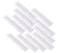 Règle à Sourcils Créative 100 Pièces Pvc Papier Blanc | Mesure et Positionnement, Design Jetable, Lot pour Débutants et Experts en Maquillage