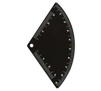 Règle à sourcils en acier inoxydable, guide arqué, règle de dessin rapide, pied à coulisse réutilisable, ustensile cosmétique, mariage, spa, voyage, extérieur