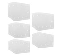 Règle À Sourcils,Guide Réutilisable - 5 Pièces Autocollant Tampon de Forme des Sourcils | pour Maquillage Toilettage Anniversaire Mariage Salon Femmes Hommes