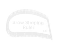 Règle à Sourcils Incurvée en Plastique Transparent | Pochoir Réutilisable Anti-reflet, Guide Clair pour Sourcils et Ligne des Lèvres, Usage en Studio et Consultations