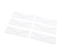 Règle à Sourcils Jetable, Pochoirs Autocollants, Mise en Forme Symétrique, Cartographie des Sourcils, Adhésif Fort, 100 Feuilles