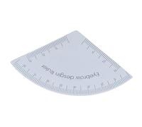Règle à sourcils - Outil de maquillage pour cartographie des sourcils - Accessoires de maquillage réutilisables pour voyage, salon de beauté professionnel, vacances à domicile