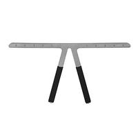 Règle à Sourcils, Outil de Mesure Symétrique Réutilisable en Alliage pour Microblading et Maquillage Permanent, Outil de Cartographie des Sourcils avec Queue Ajustable, Format Pocket