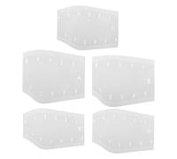 Règle À Sourcils - Pochoir 2,36 Pouces | Guide En PVC - Règle De Conception De Sourcils À Dessin Rapide En 5 Pièces, Modèle En PVC Réutilisable De 2,36 Pouces Une Mise En Forme Précise Des So