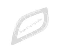 Règle à sourcils - Règle de dessin des sourcils en acrylique - Portable et réutilisable - Outil de mesure pour la sculpture des sourcils - Pour la maison