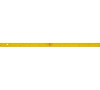 Règle à tableau Wonday Longueur : 1 m en bois magnétique laqué jaune
