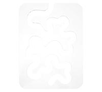 Règle Acrylique de Patchwork pour Couture, Alignement Précis du Tissu | Modèle Transparent à Échelle Fine, Prise en Main Ergonomique, Surface Lisse sans Bavure, pour Quilting