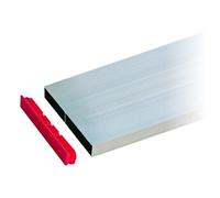 Règle alu rectangulaire 1 voile 2 alvéoles 6m