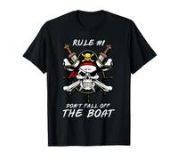 Règle Amusante #1 : Ne tombez Pas d'une croisière en Bateau, fête des Pirates T-Shirt