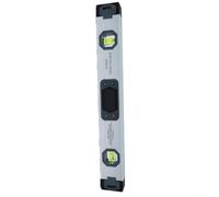 Règle Angle Numérique Alu 400mm Multi-Unités | Base magnétique pour forte, pour bip aux angles clés, écran rétroéclairé LED, alliage d'aluminium, 400mm de long