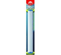 Maped – Règle plate 30 cm Aluminium – Triple décimètre, solide, embouts anti-bruit