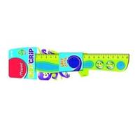 Maped Règle plate Kidy Grip 20 cm Plastique antidérapante – Coloris aléatoire