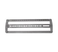 Règle auxiliaire de positionnement de Ceinture, gabarits d'extrémité, gabarit de règle, Outil de Perforation et Découpe- Rond