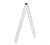 Règle biseautée, 15 cm et 25 cm, jauge de marquage réglable pour le travail du bois pour rainure en queue d'aronde et marquage d'encre, en acier inoxydable avec écrou de fixation en laiton pour