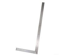 Règle carrée d'angle en forme de L 250 mm x 600 mm, outil en alliage d'aluminium pour une mesure précise et une disposition dans les projets de travail du bois (500 mm)