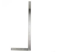Règle carrée d'angle en forme de L / Équerre de charpentier en alliage d'aluminium / Outil carré de charpentier / Outil carré d'encadrement de construction / Équerre d'essai en métal pour le travail