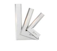 Règle Carrée De Bord De Couteau À 90 Degrés, Mesure De Lames Multi-angles, Essayez La Règle D'angle Carré, Ensemble De Règles En Forme De L, Outil De Jauge D'escouades(200x125 Square Ruler)