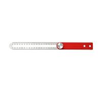 Règle carrée de précision en aluminium pour le travail du bois avec angles de 90 et 45 degrés adaptée pour un marquage précis et une mesure de l'équerre à combinaison flexible
