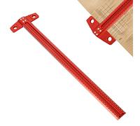 Règle carrée de type T Ancre à angle droit, outil de déchirement CEIEVER en alliage d'aluminium Scriber pour enquête de charpentier (600mm-1)