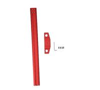 Règle carrée de type T, outil de mesure de précision de marquage en aluminium à angle droit pour le travail du bois et l'artisanat du verre, alliage d'aluminium anodisé rouge 6061 (500)