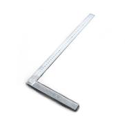 Règle carrée en acier inoxydable en forme de L, 500 mm en métal à angle droit de 90 degrés pour ingénieurs, artisans du bois