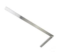 Règle carrée en alliage d'aluminium en forme de L pour la construction et les travaux de charpentier, fournit une mesure précise et dure plus longtemps avec une résistance à la rouille (600 mm)