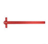 Règle carrée en T en aluminium de 61 cm avec angle de 90 degrés et traceur de marquage - Outil professionnel de disposition du bois pour armoires, construction de bibliothèques et