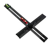 Règle carrée en T pour le travail du bois, haute précision des angles de mesure et de perçage, outil de positionnement de menuiserie et de construction